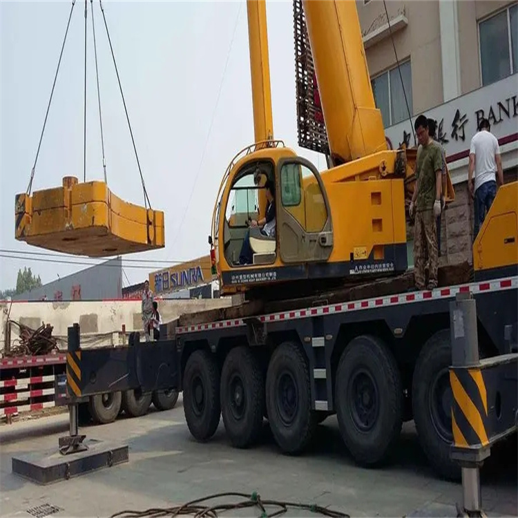 大成镇当地吊车出租|机器吊装|75吨|工厂搬迁服务